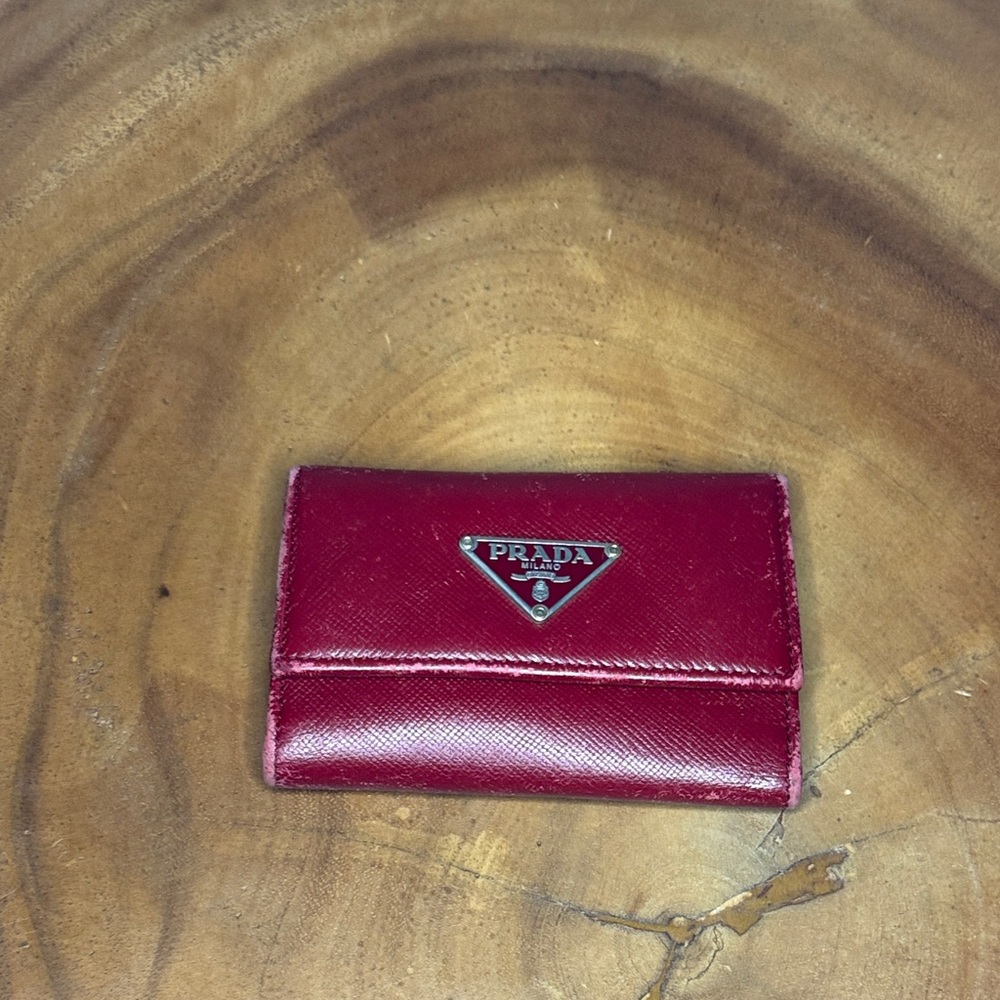 Prada Crimson Card Holder